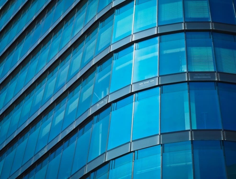 Glass panel design for skyscrapers glass facade